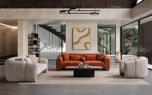 Legas Walnut Sofa Set