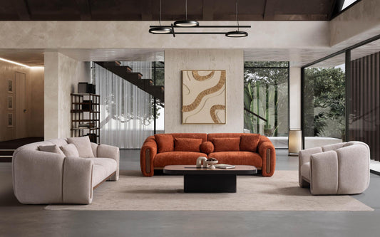 Legas Walnut Sofa Set