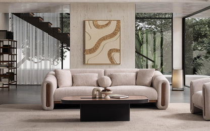 Legas Walnut Sofa Set