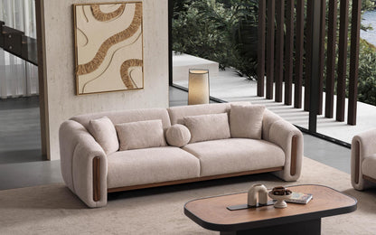 Legas Walnut Sofa Set